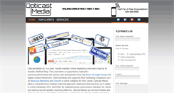 Desktop Screenshot of opticastmedia.com